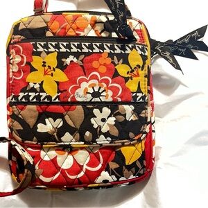 Vera Bradley Floral Women's Bag - Red, Yellow, Brown
